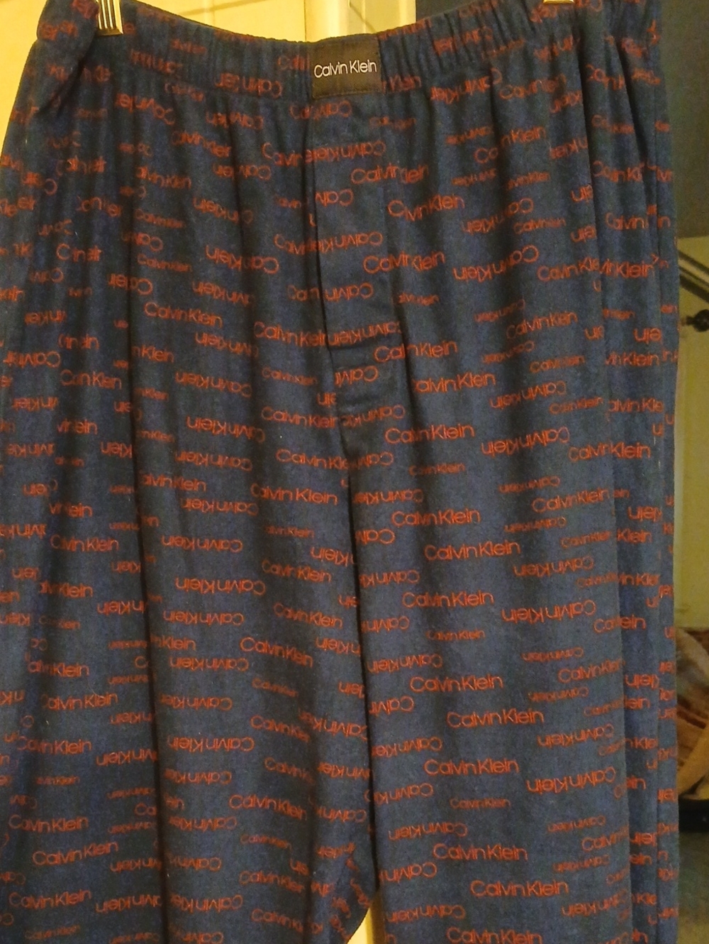 Calvin Klein Navy Blue Lounge/Pjs with Red Logo Allover